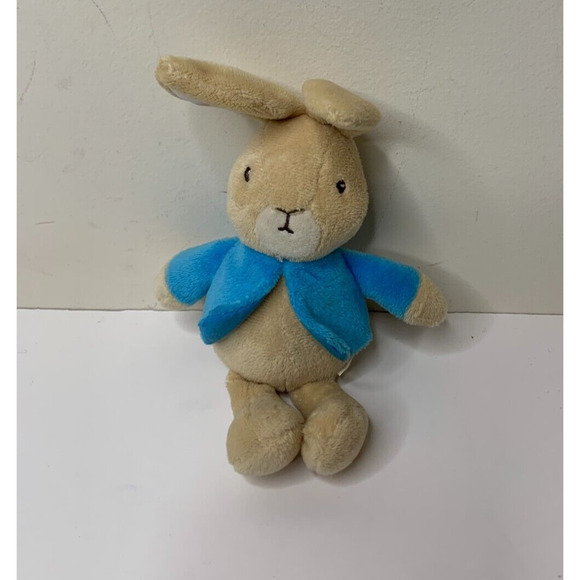 Kids Preferred Other - Beatrix Potter Peter Rabbit Rattle Plush Stuffed Animal Blue Coat